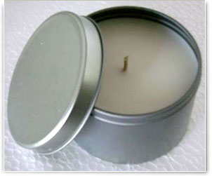  Oz Round  Tin Candle