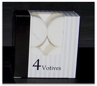 4 PK Powder Pressed Votives